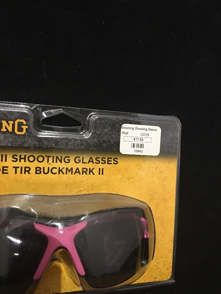 Vidrio de tiro Browning Buckmark II borde rosa con estuche de seguridad 12723 #10542 Foto 3 de 4