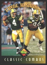 Brett Favre / Sterling Sharpe #392 1994 Pro Line Live Green Bay Packers