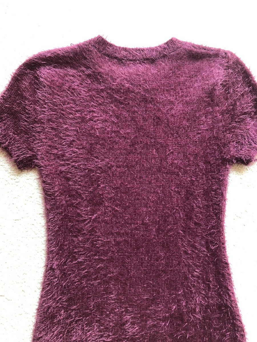 burgundy sweater dress forever 21 Plus Size Surplice Mini Sweater Dress in Merlot main image 1