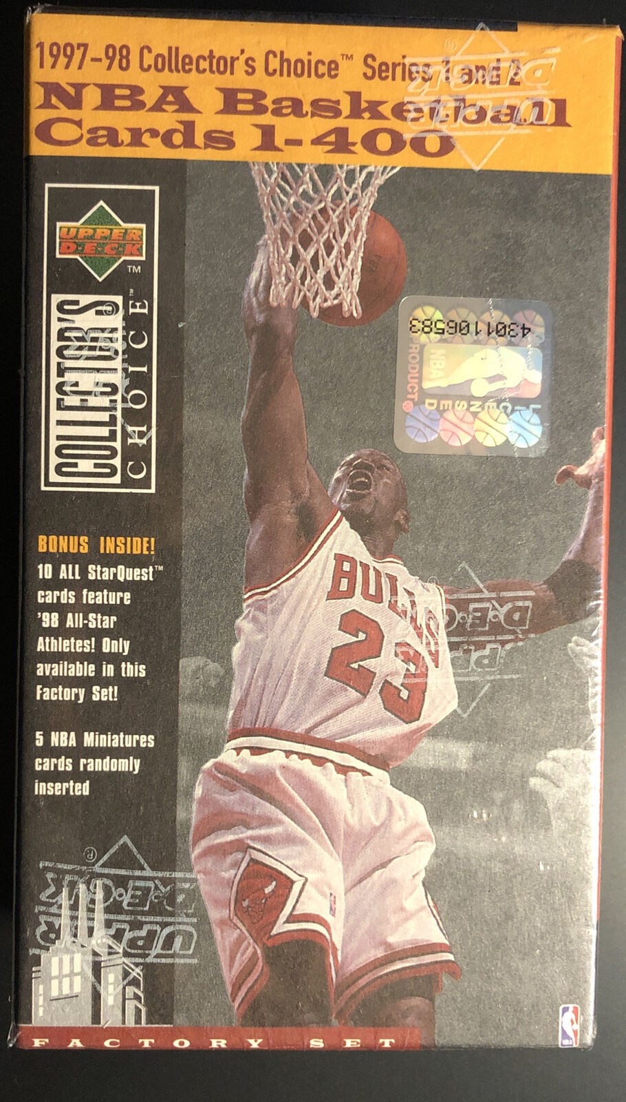 Collectors Choice Basketball Cards 1997-98 Upper Deck Sports Cards