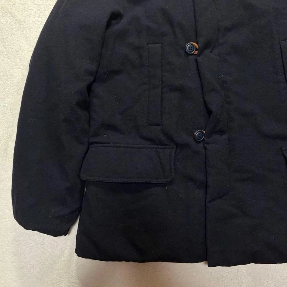 Chaqueta de plumón de lana 45Rpm negra azul marino talla 1 S Foto 4 de 4