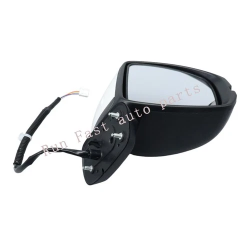 Black&White Right Passanger Side Mirror 3Pins For Honda Fit/Jazz 2015-2020 US