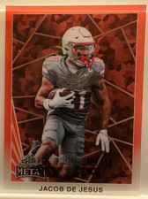 2024 Leaf  Jacob de Jesus 1/1 Pre-Production Proof Red-California Golden Bears