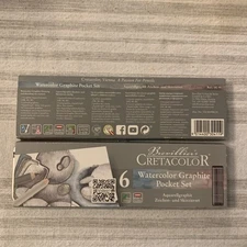 AquaGraph Aquarelle Set Graphite red Blue Green