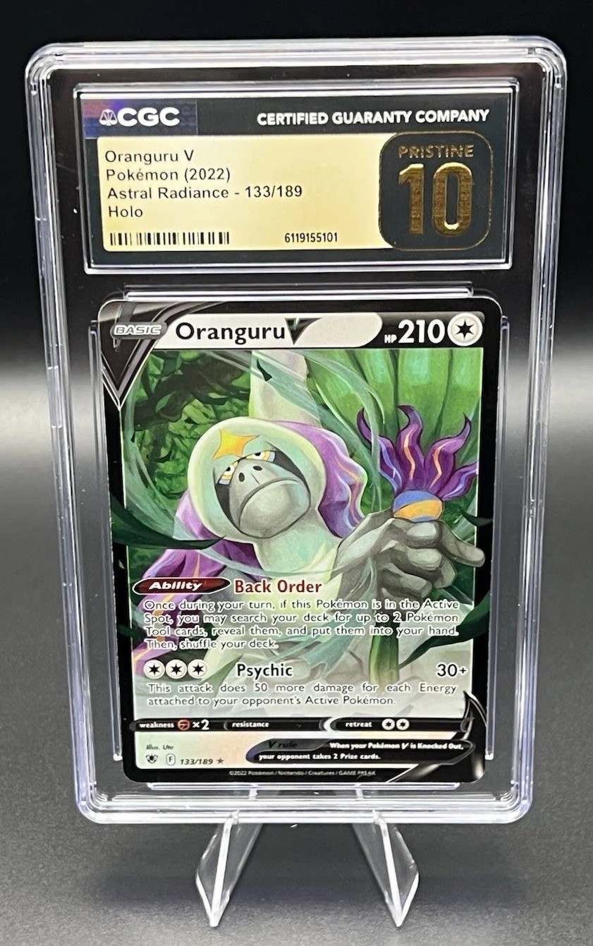 Pokemon Oranguru V CGC Pristine 10 POP 10 Top Pop Astral Radiance 133/189