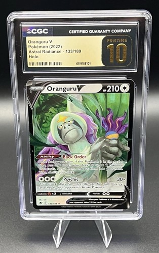 Pokemon Oranguru V CGC Pristine 10 POP 10 Top Pop Astral Radiance 133/189
