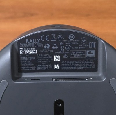 Logitech Rally Camera V-R0010 UHD PTZ Video Conferencing - Black