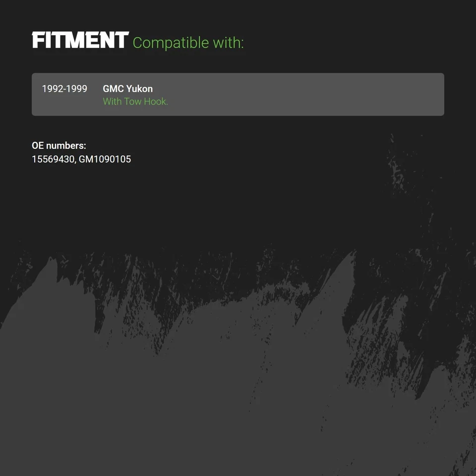 Bumper Valance For GMC K1500 88-89 Replacement Front Standard Line Foto 4 de 4