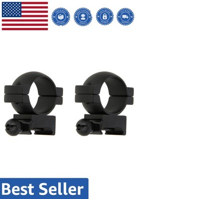 Precision Redfield High Aluminum Scope Rings - Lightweight & Black Matte Finish