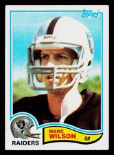 1982 Topps - Marc Wilson #201 (RC) Rookie NFL Football Card Oakland Raiders. rookie card picture