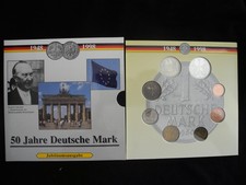 50 Jahre Deutsche Mark &ndash; Jubil&auml;umsausgabe - 1948-1998 - mit Silber 5 DM 1951 F