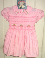 Vintage Pink Easter Spring Party Dress 2t JCPenney