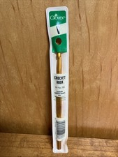 Vintage Clover All Aluminum Gold Crochet Hook Size I, Pre-Owned, Japan