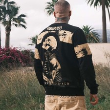 Neuer Yakuza Herren Pray Pullover - Schwarz