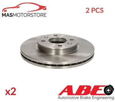 BREMSSCHEIBEN SATZ PAAR VORNE ABE C30539ABE 2PCS I FÜR KIA RIO III,RIO II