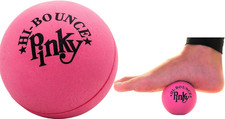 JA-RU Hi-Bounce Pinky Ball 1 Pack Rubber Bouncy Balls for Kids and Adults. Sma