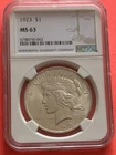 1923 Peace Dollar NGC MS63