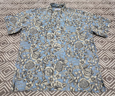Vintage Reyn Spooner Pullover Floral Hawaiian Shirt Men XL Reverse Print Aloha