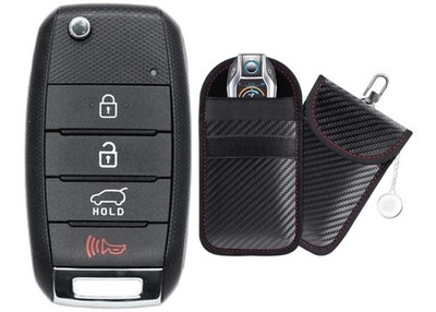 Repl. Keyless Entry Remote Flip Key Fob 2014-2016 Kia Sportage 4 Button w/Case