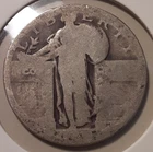 Dateless Standing Liberty Quarter 90% silver 25c Type 2 - stars (#101o-13042/77)
