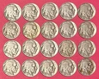 Lot Of 20 Buffalo Nickles