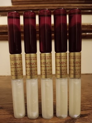 BATH AND BODY WORKS LUMINOUS LIP GLOSS PERFUME ROLLER BALL LOT 5 NEW