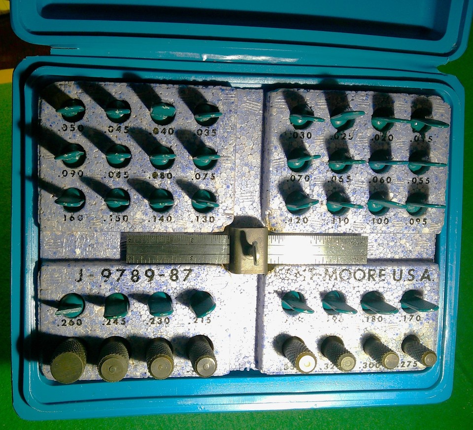 Used Complete KENT MOORE J-9789-01 CARBURETOR GAUGE PIN TOOL SET | eBay
