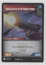 2018 Transformers TCG Wave 1 Energon Edition Foil Ion Blaster of Optimus Prime