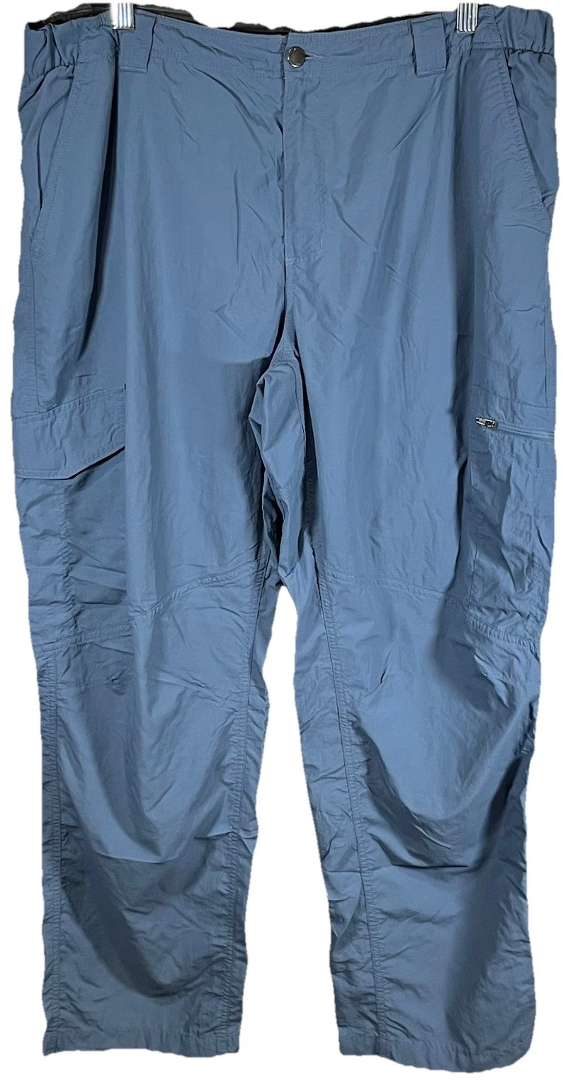 Columbia Pants Men’s 40x30 Blue Nylon Outdoor Moisture Wicking Fishing