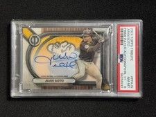 2024 Topps Tribute JUAN SOTO #1/1 Prime Patch GU JUMBO MLB Logoman AUTO PSA 8