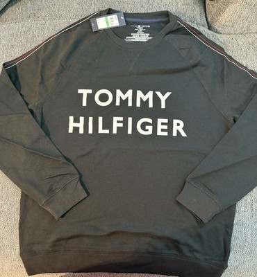 Tommy Hilfiger Mens Lg Crew Neck Long Sleeve Pullover Sweatshirt (431)