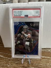 Tom Brady 2021 Select #301 Blue Prizm Squares 48/49 PSA 9 Buccaneers