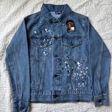 Wilson (22) Las Vegas Aces Women's Denim Jacket size small WNBA