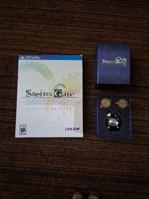 PS Vita - Steins Gate Limited Edition - El Psy Kongroo Ed w/ Metal Upa & Pins