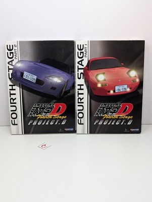 Initial D Fourth Stage Part 1 & 2 Complete Season DVD 4-Disc Set English Anime