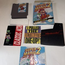 Super Mario Bros. 2 Complete in Box CIB with Inserts  Nintendo, NES 1988 