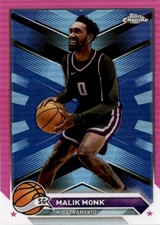 2023-24 Topps Chrome #130 Malik Monk Pink Sacramento Kings