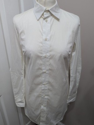 G-Star RAW RC Core 3D Elongated Long Sleeve Slim Shirt in Off-White Gr. S