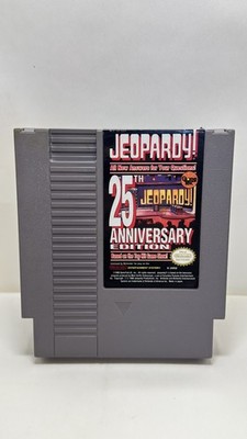 NES: Jeopardy 25th Anniv. Edition- GAME AND SLEEVE ONLY- Cleaned & Tested-Works!