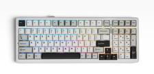 NEW AULA F99 Mechanical Keyboard RGB Light Grey White Dark Grey