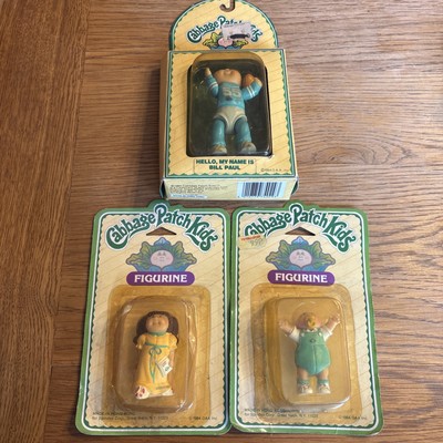 Vintage 1984 Cabbage Patch Kinder Figur Bill Paul ungeöffnet unbespielt Baby Mädchen