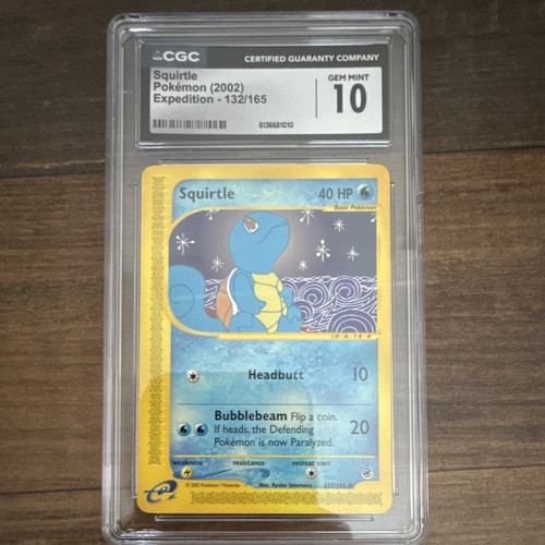 Squirtle graded CGC 10 for sale on eBay