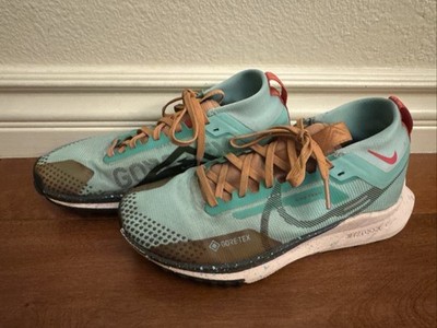 Nike React Pegasus Trail 4 GTX Emerald Rise Sequoia Womens Size 7 US DJ7929-301