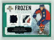 13-14 UD Upper Deck Frozen Artifacts  Stephen Weiss  /36  Jersey-Patch
