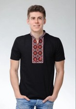 Ukrainian Men's Embroidered Shirt Vyshyvanka embroidery