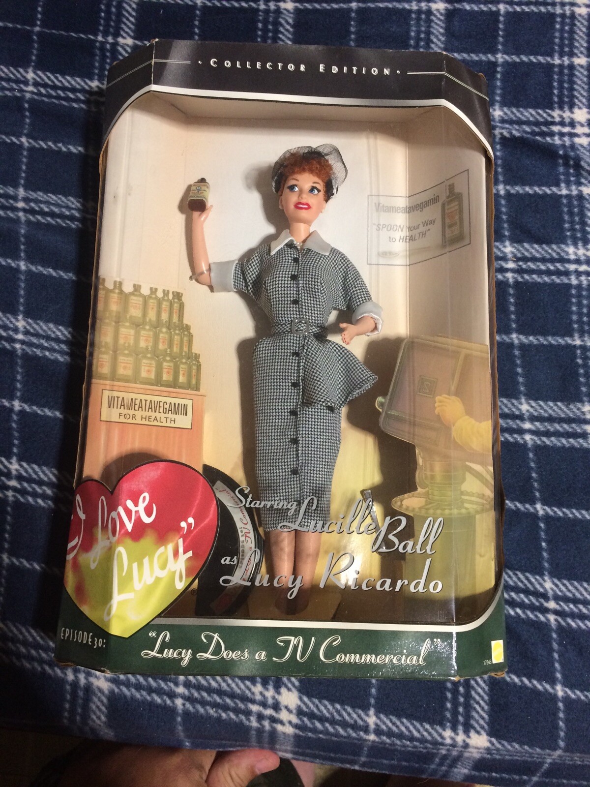 lucy does a tv commercial doll