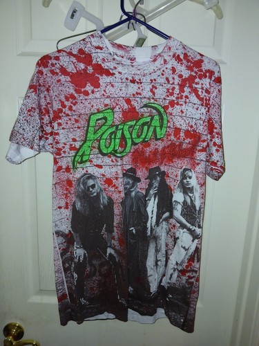 Poison Flesh And Blood T-shirt Vintage Large