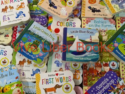 Lot of 10 Lift-A-Flap Board Books Lot Random