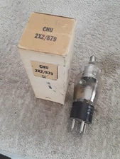 NOS National Union JAN - CNU VT-119 2X2 / 879 Vacuum tube - Old Military Stock 