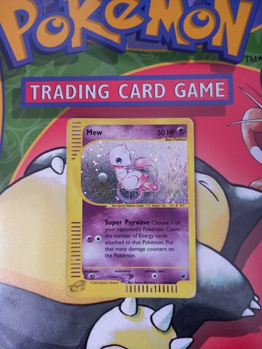 Mew 19/165 Expedition Base Set Holo Rare Pokemon Card